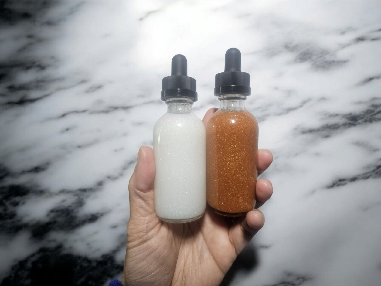 Shimmer Body Glow Oils - 1oz Luxurious & Glowing with Ultra-Fine Shimmering Pigments