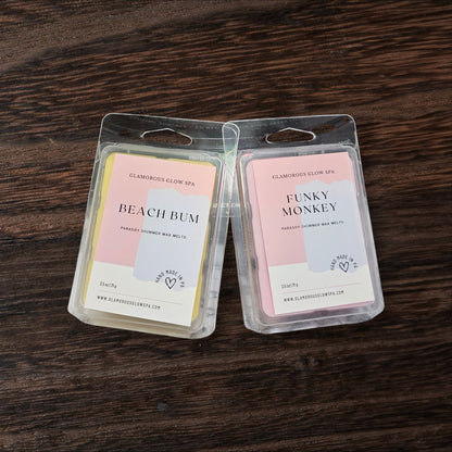 6 Cube Clamshell Shimmer Wax Melts (Choose Scent)